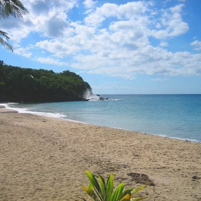 Plage de Leroux à Deshaies